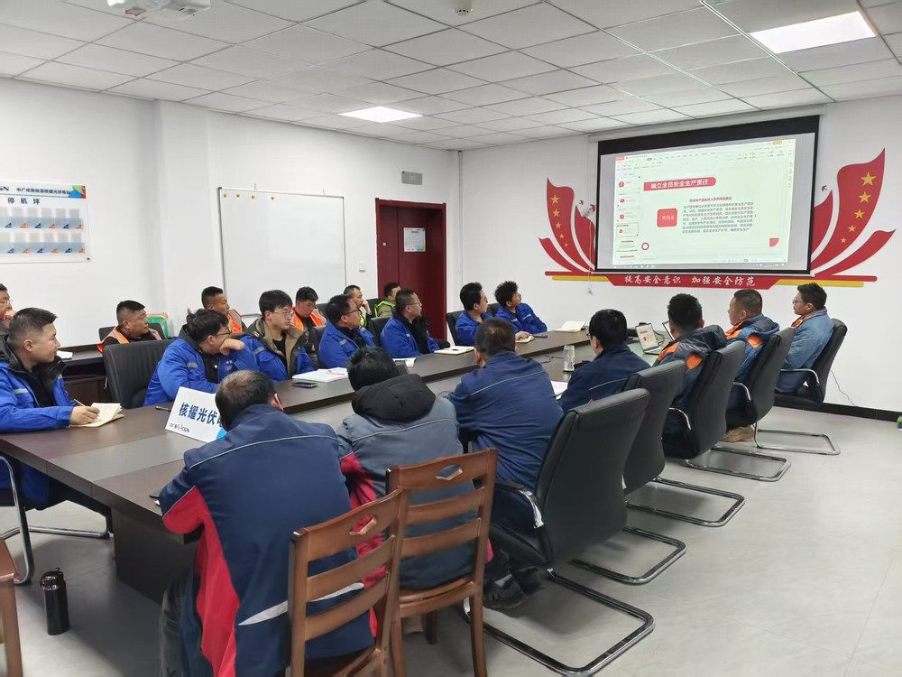 陜煤建設西北分公司機電安裝項目部：復工安全大如天，教育演練兩手抓