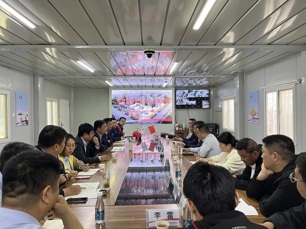 集團領導帶隊深入所屬單位在建項目開展安全生產互查互檢工作