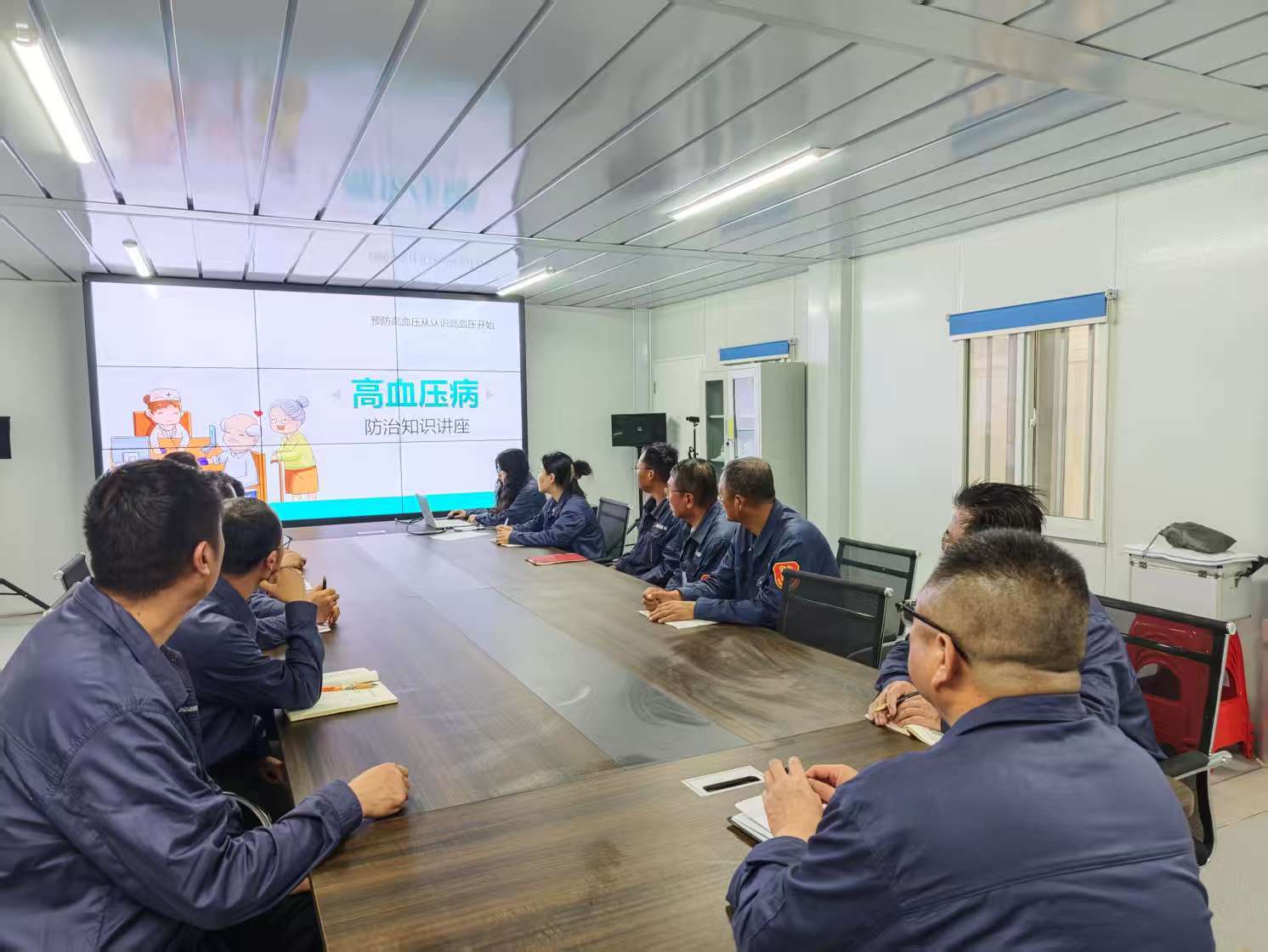 陜煤建設(shè)韓城分公司土建四項目部同筑健康防線，共守職工美好明天