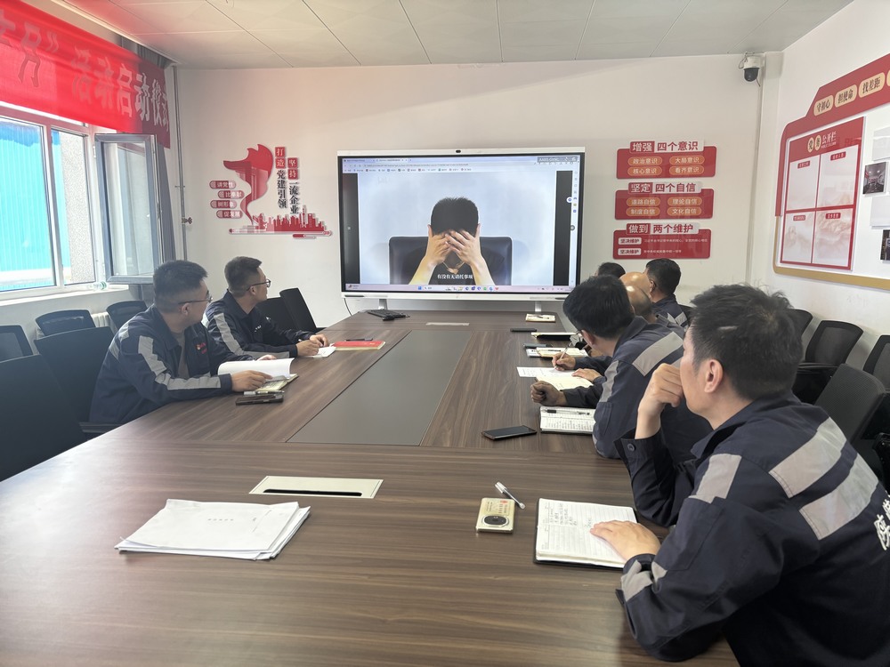 陜煤建設(shè)洗選煤運營公司紅柳林洗煤廠項目部黨支部：深學(xué)篤行正風紀 善作善成顯擔當