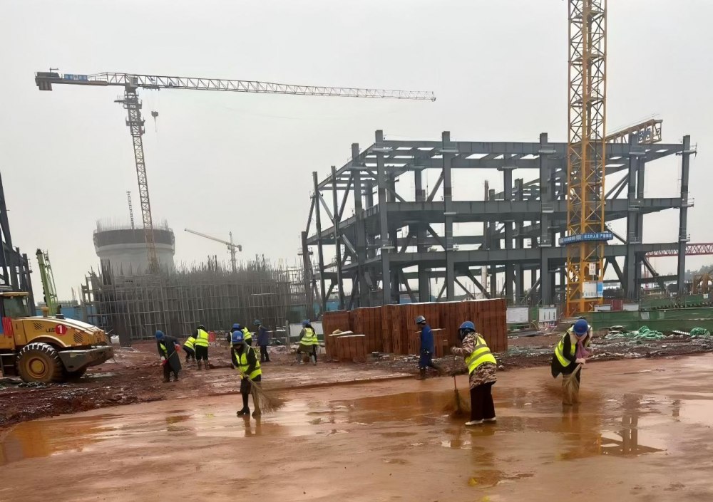 陜煤建設(shè)西北分公司汨羅電廠樁基工程項(xiàng)目部頂風(fēng)冒雪堅(jiān)守施工一線